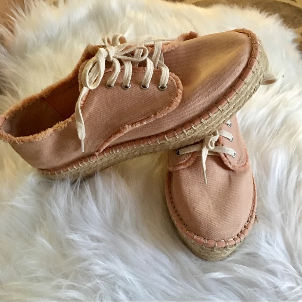 Blush Espadrilles. Never worn.